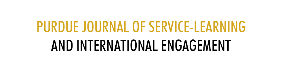 Purdue Journal of Service-Learning and International Engagement