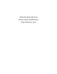 Applied Research in Field Crop Pathology for Indiana, 2019